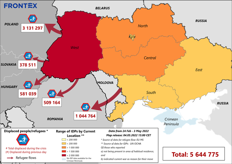 Карта румынии и украины